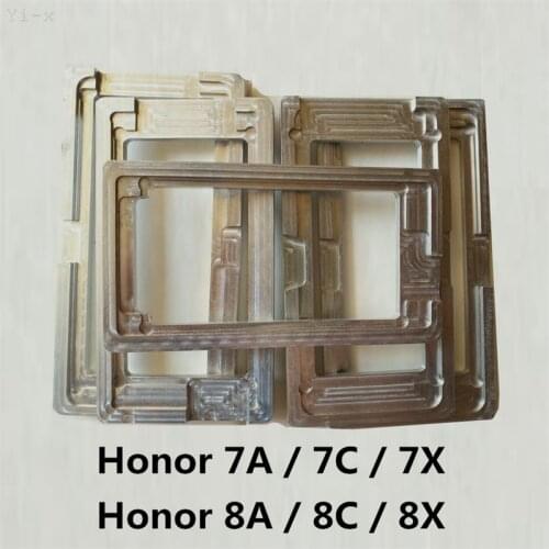 LCD Outer Glass Position Alignment Mold Holder Glue Mold Aluminum Metal mould for Huawei Honor 7A 7C 7X 8A 8C 8X