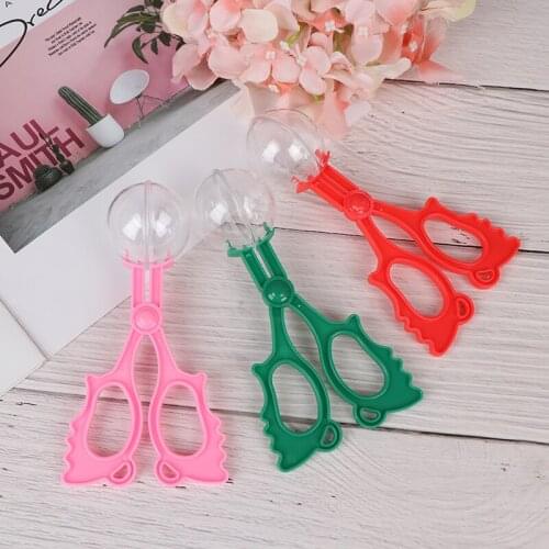 1pc Plastic Bug Insect Catcher Scissors Tongs Tweezers For Kids Children Toy Handy Tool Children Toy