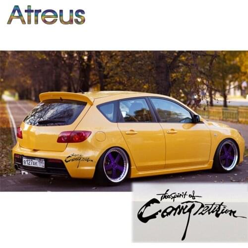 Atreus 3D Car Styling Sticker The Spirition of Competition For Volkswagen BMW E46 E39 Mini Cooper Audi B6 B8 A5 Ford Fiesta Kuga