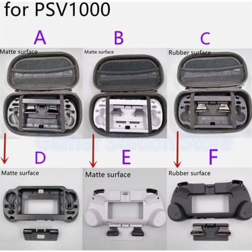 For PSV1000 PSV 1000 L3R3 Hand Grip Game Console Stand Case with L2 R2 Trigger Button and Storage bag streaming for PS VITA 1000