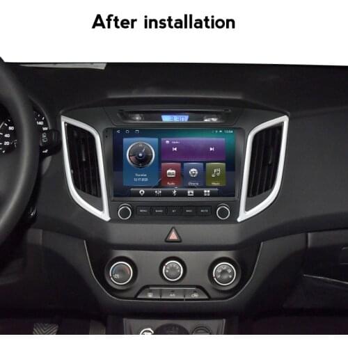 RDS 128G Andorid 11 Car Radio GPS For Hyundai Creta IX25 2015 - 2019 Autoradio Multimedia Stereo Audio With Button 4G Lte BT RDS