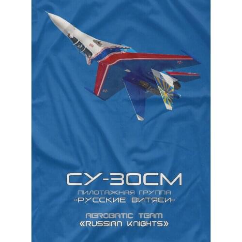 Russian Knights Aerobatic Demonstration Team Sukhoi Su-30SM T-Shirt. Summer Cotton Short Sleeve O-Neck Mens T Shirt New S-3XL