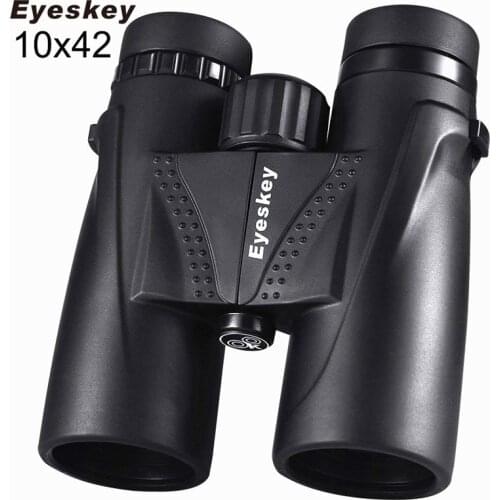 Quality 10X42 Binoculars Waterproof Professional Camping Hunting New Telescope Zoom Bak4 Prism Optics with Binoculars Strap