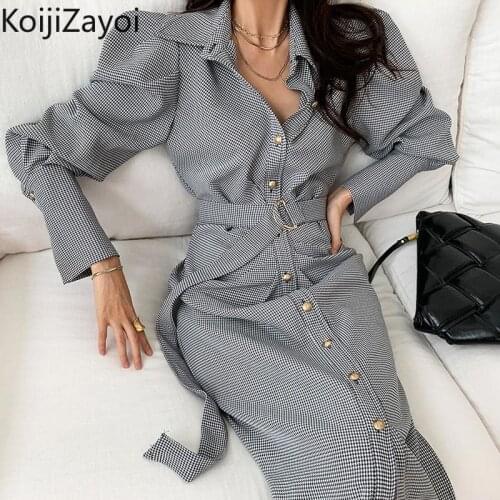 Модные платья в клетку KOIJIZAYOI China At AliExpress