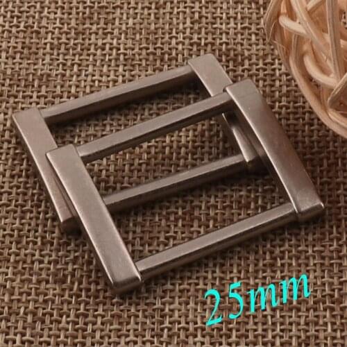 6 PCS Metal Gray Rectangle Rings 25MM Square Rings Rectangular Bag Rings Webbing Purse Bag Making Hardware Handbag