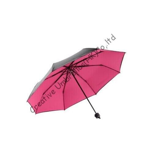 Muti-Use parasol,three fold, hex-angle,manual,windproof,supermini,pocket umbrellas,UV protecting,colour coating