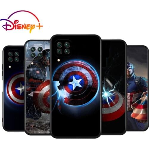 Captain America Shield Marvel Silicone Soft Cover For Huawei Nova 8 7i 7 SE 6 SE 5T 5i 5 Z 4 E 3 3i 3E 2 2i Pro Lite Phone Case