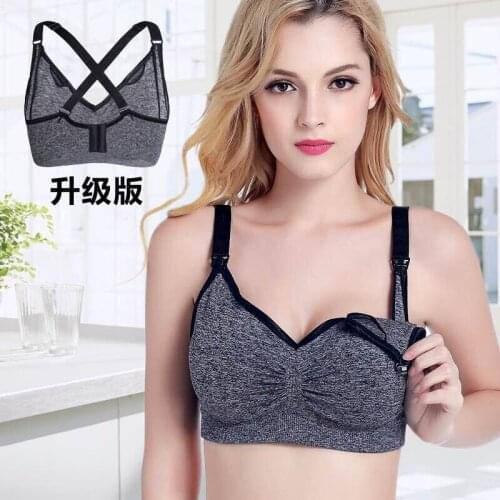 2018 new Pregnant Breast Feeding BRA Maternity Nursing Bra Seamless Underwear Wireless Belt Feeding For Pregnant Woman