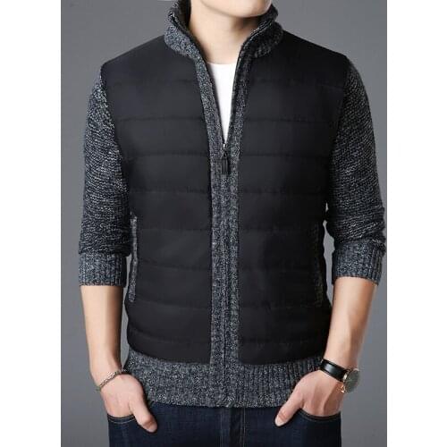 2020 New Fashion Brand Sweaters Mens Cardigan Thick Slim Fit Jumpers Knitwear Zipper Warm Winter Korean Style Casual Men Clothes