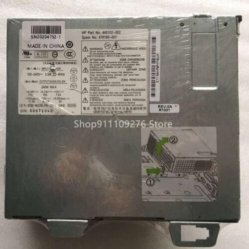 Original Disassemble PSU for HP RP5700 240W power supply 445102-002 578189-001 PS-6241-02HD