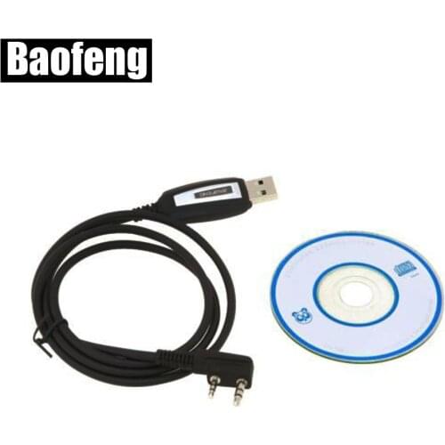 Program Software CD & USB Programming Cable for Baofeng Two way Radio UV-5R BF-888S BF-F8