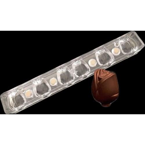 DIY 3 D Clear Plastic Tulip Flower Rose Candy Magnet Magnetic Polycarbonate PC Chocolate Mold Mould