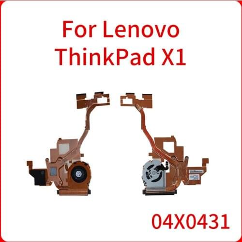 04X0431 Radiator Radiating Copper Tube For Lenovo ThinkPad X1 Helix X1H Heat sink Heatsink Cooling module Fan Original