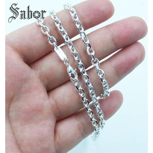 Silver color Wide Anchor Chains with Clasp Fit Pendants Fashion Jewelry Chokers Necklaces Gift for Women thomas jewellery