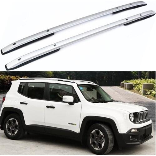 Silver For JEEP Renegade 2015 2016 2017 2018 2019 2020 roof rail luggage rack roof rail roof rack