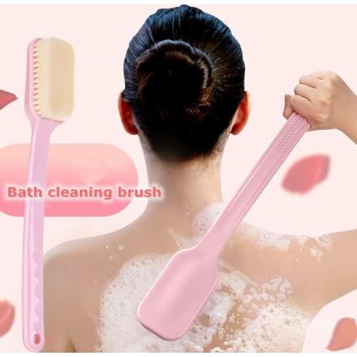 Bath Brush Long Handle Scrubber Skin Cleaning Massage Brush Feet Rubbing Body Brush For Back Exfoliation Brushes