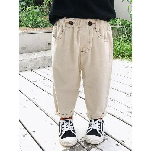 Spring Girls Jeans Baby Kids Jeans for Children Boys Girls Harem Denim Pants Toddler Pants Girls Kids Pants for Boy Girl 2-6Y