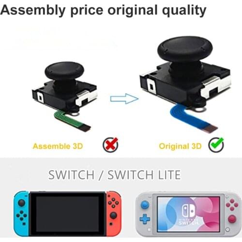 1/2 pieces 3D Analog Joycon Joystick Replacement Gamepad Thumb Stick for Switch NS Joystic 3D Analog Joystick