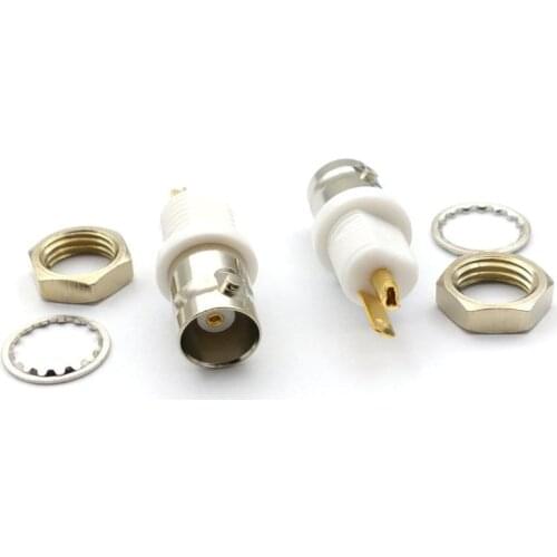 100pcs BNC Female ISOLATED Bulkhead Mount RF Radio Connector