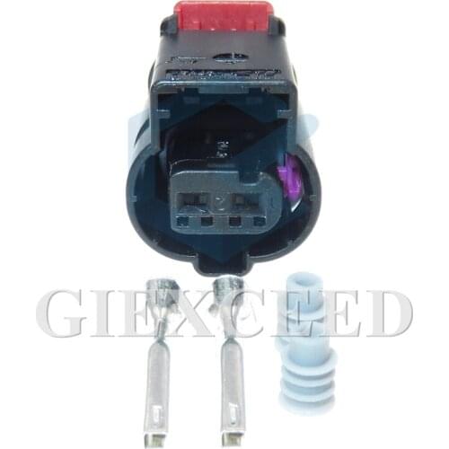 2 Sets 2 Pin 1.2 Series Auto Waterproof Plastic Housing Socket 4K1973702A 5-2208920-1 0-2208915-1 Wiring Terminal Connector
