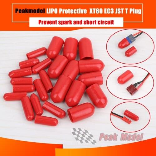 5Pcs/Lot LIPO Cell Connector Protective Sleeve XT60 XT90 EC3 EC5 JST T Plug Protective Sleeve Fireproof And Short Circuit