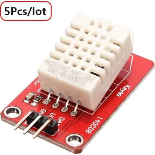 5pcs/lot High Precision AM2302 DHT22 Digital Temperature & Humidity Sensor Module For DIY Uno R3