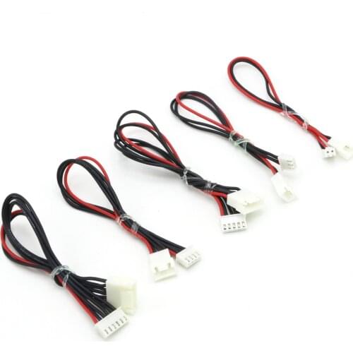5pcs JST-XH 1S 2S 3S 4S 5S 6S 20cm 22AWG Lipo Balance Wire Extension Charged Cable Lead Cord for RC Lipo Battery charger