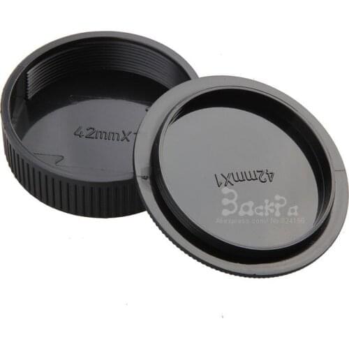 50PCS/Lot M42 lens cap ( Camera Body Front Cap + Lens Rear Cover ) Wholesale