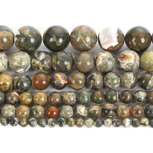 Natural Stone Beads Kambaba Jaspers Round Loose Beads For Jewelry Making Bracelet DIY Needlework Strand 4/6/8/10/12MM