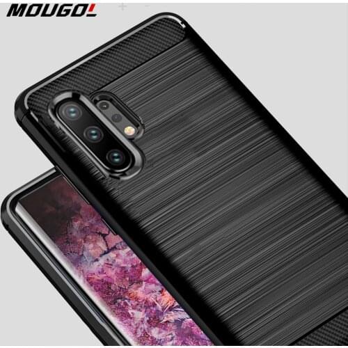 For Samsung Galaxy Note 10 Pro Case Carbon Fiber Cover Shockproof Phone Case For Samsung Note 10+ Cover Full Protection Bumper
