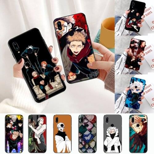 Jujutsu Kaisen Satoru Gojo Phone Case For Xiaomi Redmi Note 4 4x 5 6 7 8 pro S2 PLUS 6A PRO