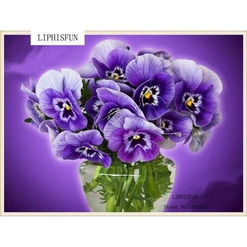 DIY 5D Diamond Landscapes Flower Full Diamond Painting Cross Stitch Kits Diamonds Embroidery with Diamonds Home Decoration