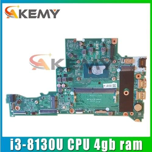 For ACER Aspire A315 A315-51 Laptop Motherboard Com SR3W0 i3-8130U Cpu 4gb Ram Da0zavmb8g0 Mainboard