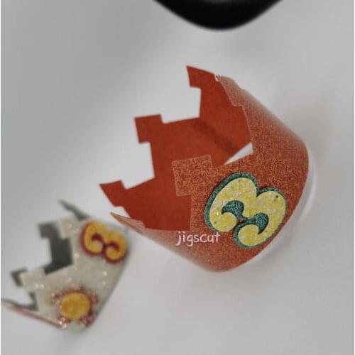 Headwear cutting die JIGSCUT-0084-crown