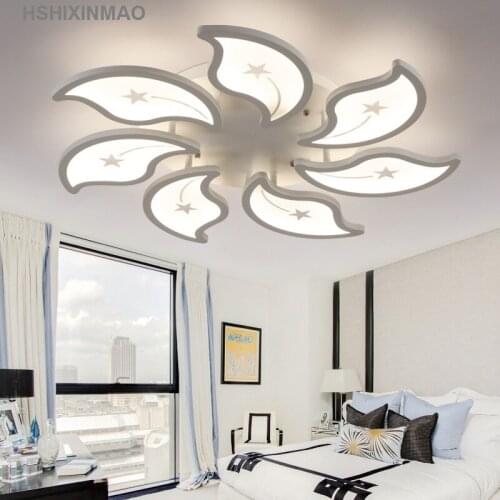 Creative Stylish Floral Ceiling Light Modern Simple Acrylic Living Room Bedroom Ceiling lamp Home & commercial dimming lamps