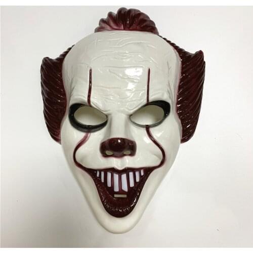 It Chapter Two Mask Pennywise Horror Clown Joker Mask Clown Mask Halloween Cosplay Mask Halloween Party Costume Props