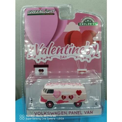 Green light 1:64 2021 Volks wagen panel van Collection Metal Die-cast Simulation Model Cars Toys