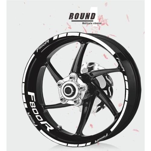 Motorcycle high-quality sticker wheel reflective decorative decal tire essential stripe film for BMW F800R