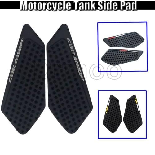 Motorcycle Protector Anti Slip Tank Pad Stickers Gas Knee Grip Traction Side Decal For Honda CBR650F CB650 2014-2017