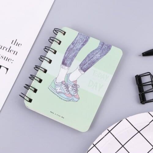 2021 New Shoe Mini Daily Office Supplies Planner Spiral Notebook Diary Notepad Memo Pad
