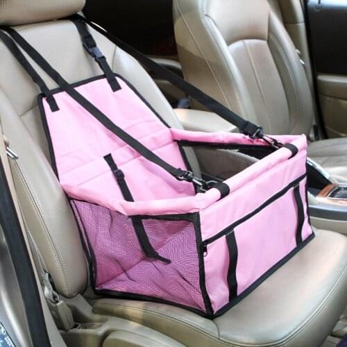 Travel Pet Dog Car Carrier Seat Bag Waterproof Basket Folding Hammock Pet Carriers Bags For Cat Dogs Safety Travelling Mesh Bags