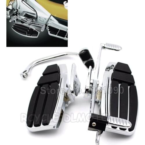 Motorcycle Driver Footboard Floorboard Moto Front Foot Rest case for Honda Goldwing GL1800 F6B 2001-2015 Valkyrie 2014-2016