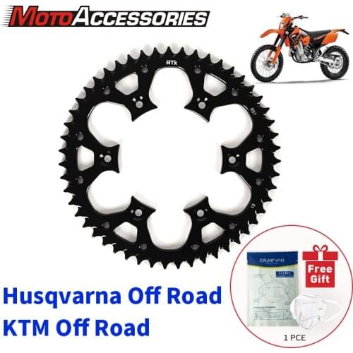 Alloy Rear Sprocket For Husaberg Off Road FE650 e 250 TC FE250 450 350 FE350 KTM 250 125 144 SX 300 400 500 520 600 620 350