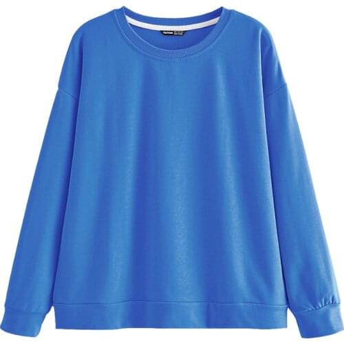 Autumn Matching Sets Woman Long Sets Womens Clothing Solid Round Neck Fashion Casual Homewear Female Loose Tracksuits C2942