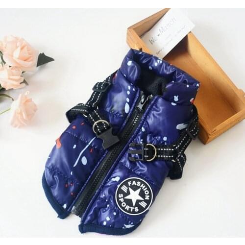 Winter Pet Dog Jacket Coat Thickening Warm Puppy Dog Clothes With Hood For Chihuahua Poodle Bichon