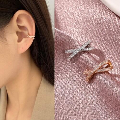 1PC Punk Gold Metal Ear Cuff Ear Clip for Women No Pierced C Shape Geometric Small Earcuff Ear Wrap Earcuff Clips Jewelry