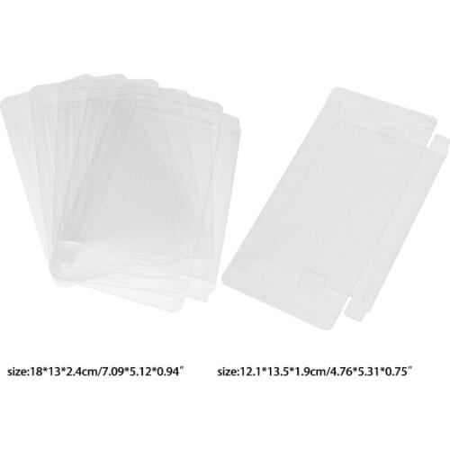 Y1AE 10pcs For NES Game Box Protector / NES Protector 8-bit Cases Clear Plastic