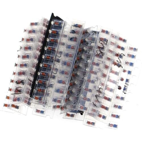 220pcs 22 kinds of volts 1206 (3V~51V) 1/2W component package 0.5 watt SMD voltage regulator diode package