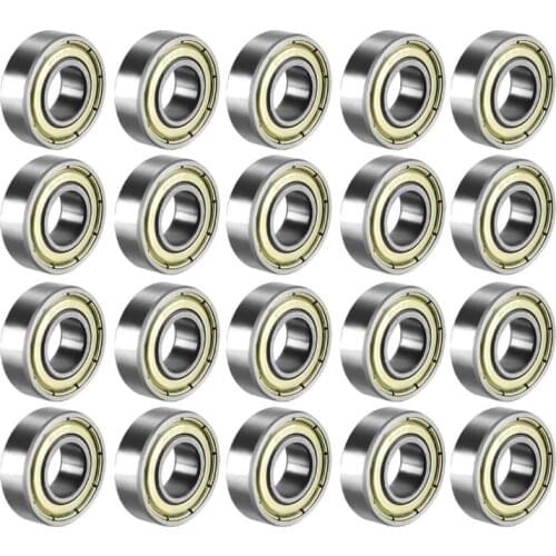 699ZZ Deep Groove Ball Bearing Double Shield 699-2Z 9mm x 20mm x 6mm Bearing Steel Bearings (Pack of 20)