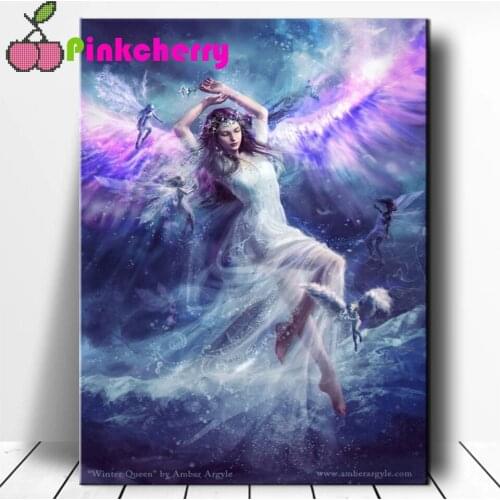 Modern Fantasy art abstract Angel Diamond Painting Round Full Drill 5D DIY Mosaic Embroidery Cross Stitch home decor k1057